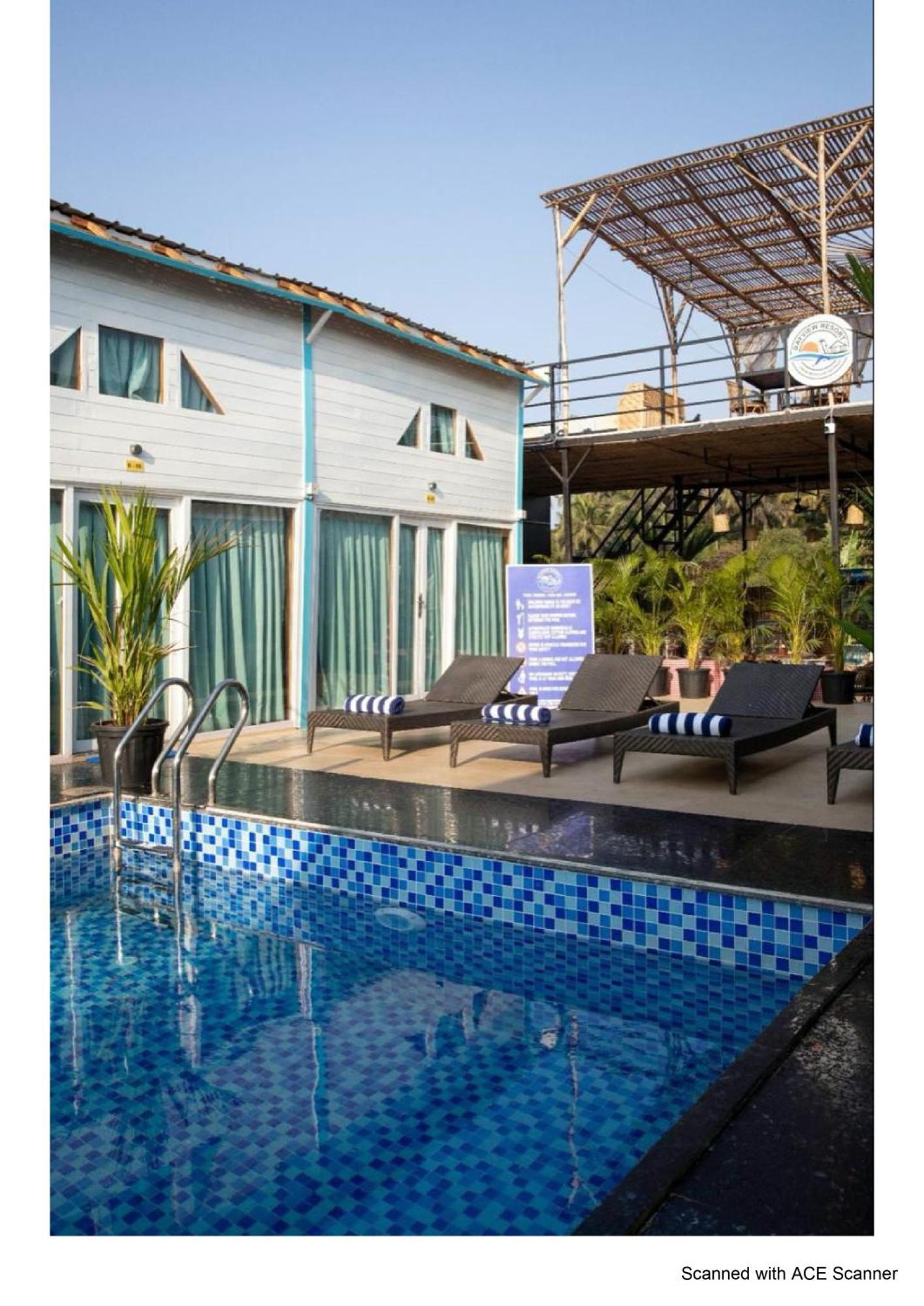 Bayview Cottage Pool Andžuna Exteriér fotografie