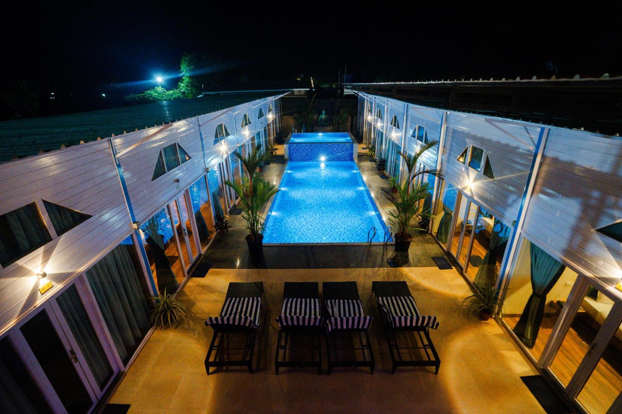 Bayview Cottage Pool Andžuna Exteriér fotografie