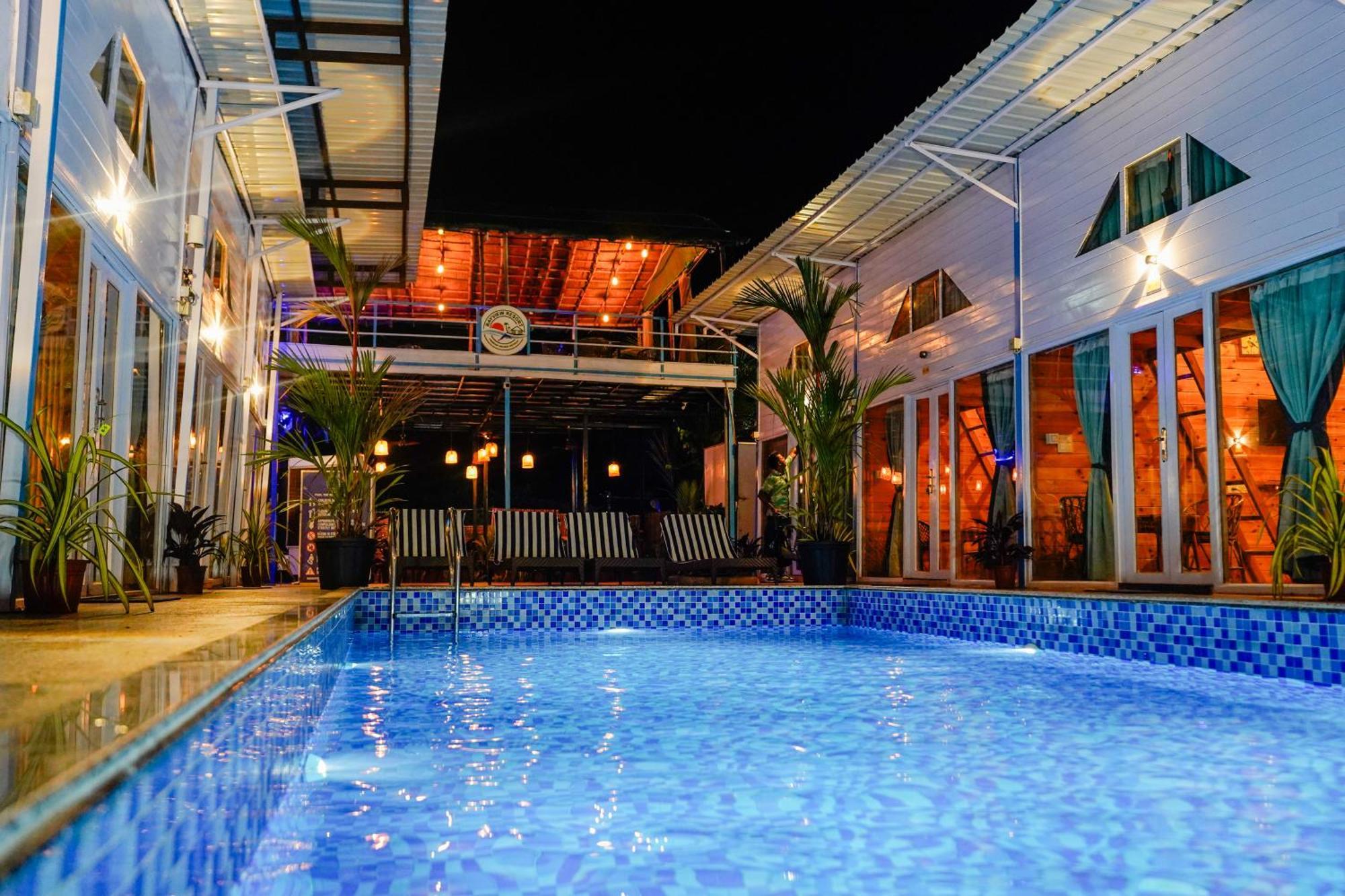Bayview Cottage Pool Andžuna Exteriér fotografie