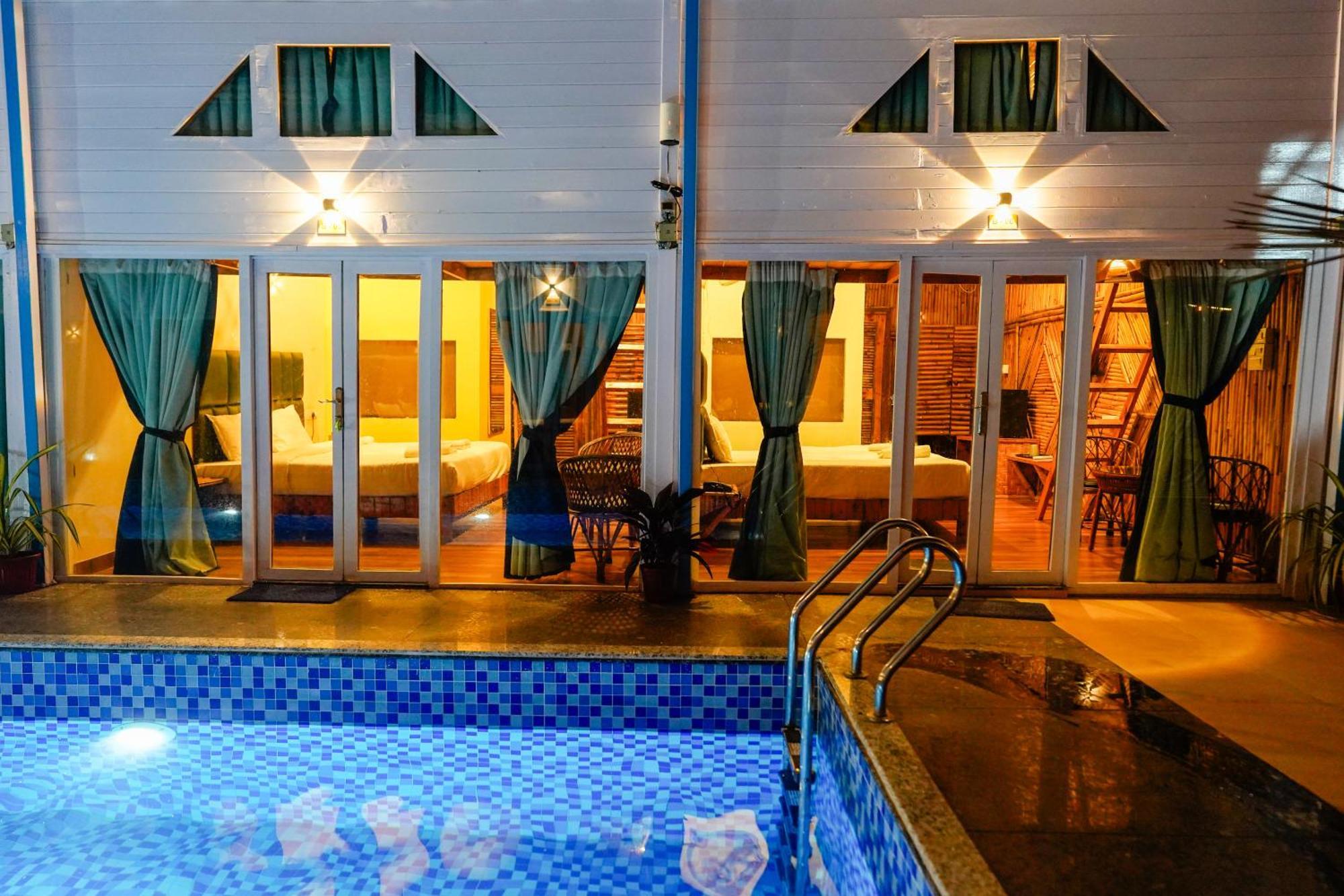 Bayview Cottage Pool Andžuna Exteriér fotografie